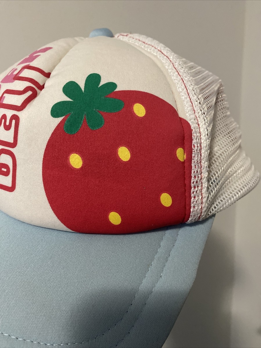 90s Chipper Bell Strawberry Trucker Hat | eBay