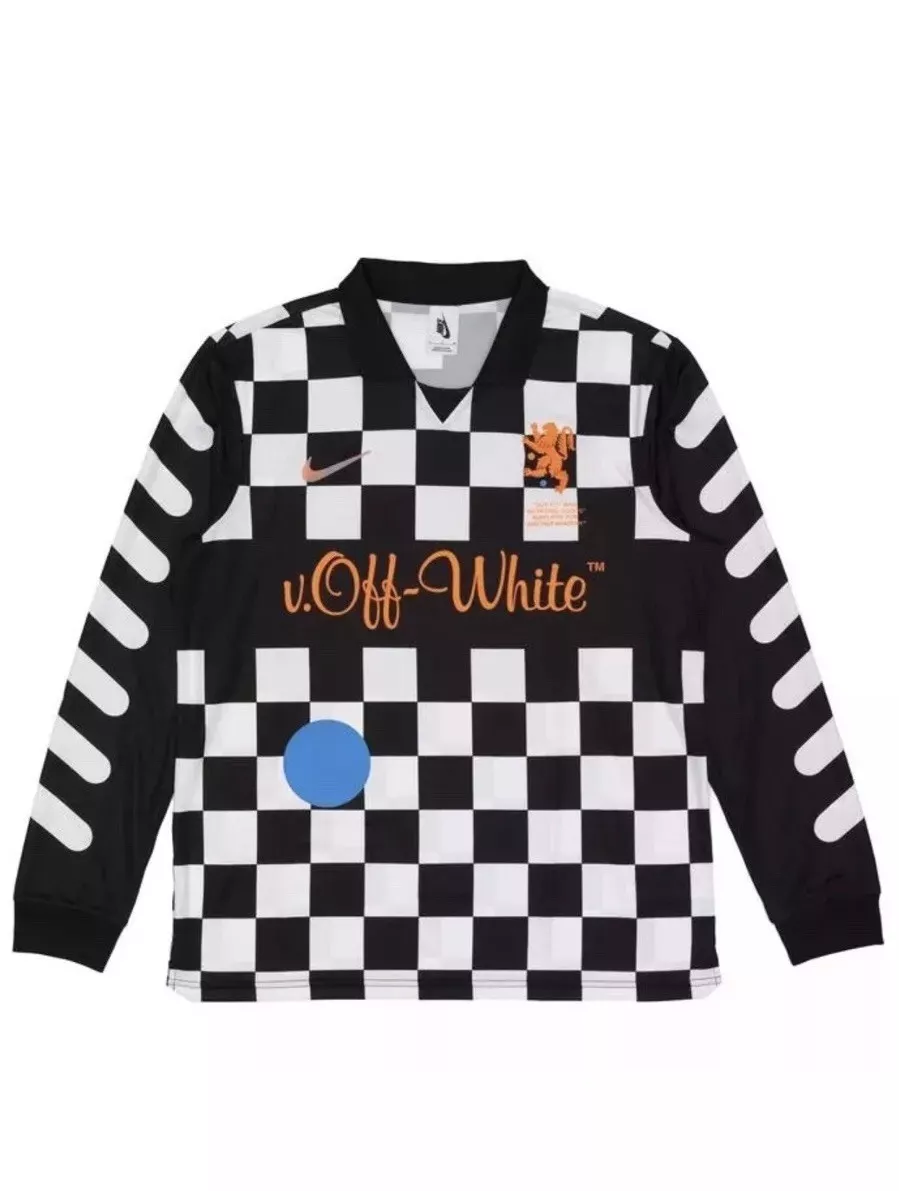 Stol Ære skive Nike x Off White Soccer Collection Away Jersey Medium Brand New With Tags |  eBay