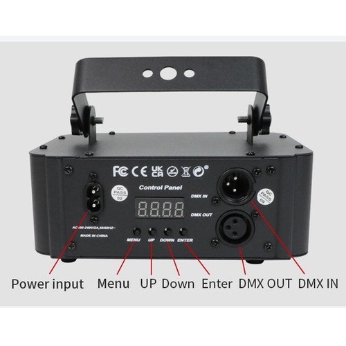 Disco Effect lighting RGB LED Beam DMX DJ Party Stage Laser Projector Light NeW8 - Picture 6 of 16