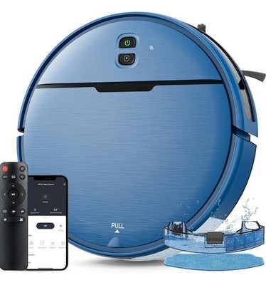Robot Vacuum and Mop Combo, WiFi/App, 2 in 1 Mopping Automatic Vacuum Robot-NEW