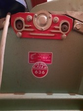 KITY 636 PLANER THICKNESSER ON LOCKABLE WHEELS.