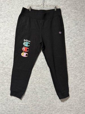 Champion Reverse Weave Jogger Sweatpants Graphic Logo Athletic Lounge