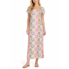 Vintage Weekend Traffic Beach Umbrella Maxi Dress Size S