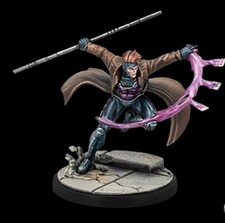 Marvel Crisis Protocol: Gambit model, character card base X-Men Starter Set