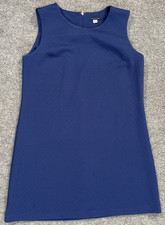Tommy Hilfiger Dress Womens 16 Royal Blue Geometric Sleeveless Stretch Career