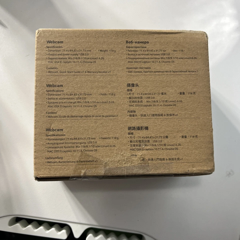 Cámara web Acer ACR100 sellada nueva en caja Foto 3 de 4