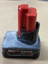 Milwaukee M12 XC3.0 RedLithium Battery 48-11-2402 Pre-Owned Free Shipping