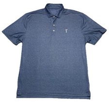 Johnnie-O Performance Polo Shirt Men  s Sz XL Blue UPF 50 Stretch Golf