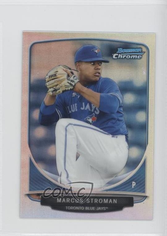 2013 Bowman Cream of the Crop Chrome Mini Refractor Marcus Stroman #CC-TBJ4 0c2