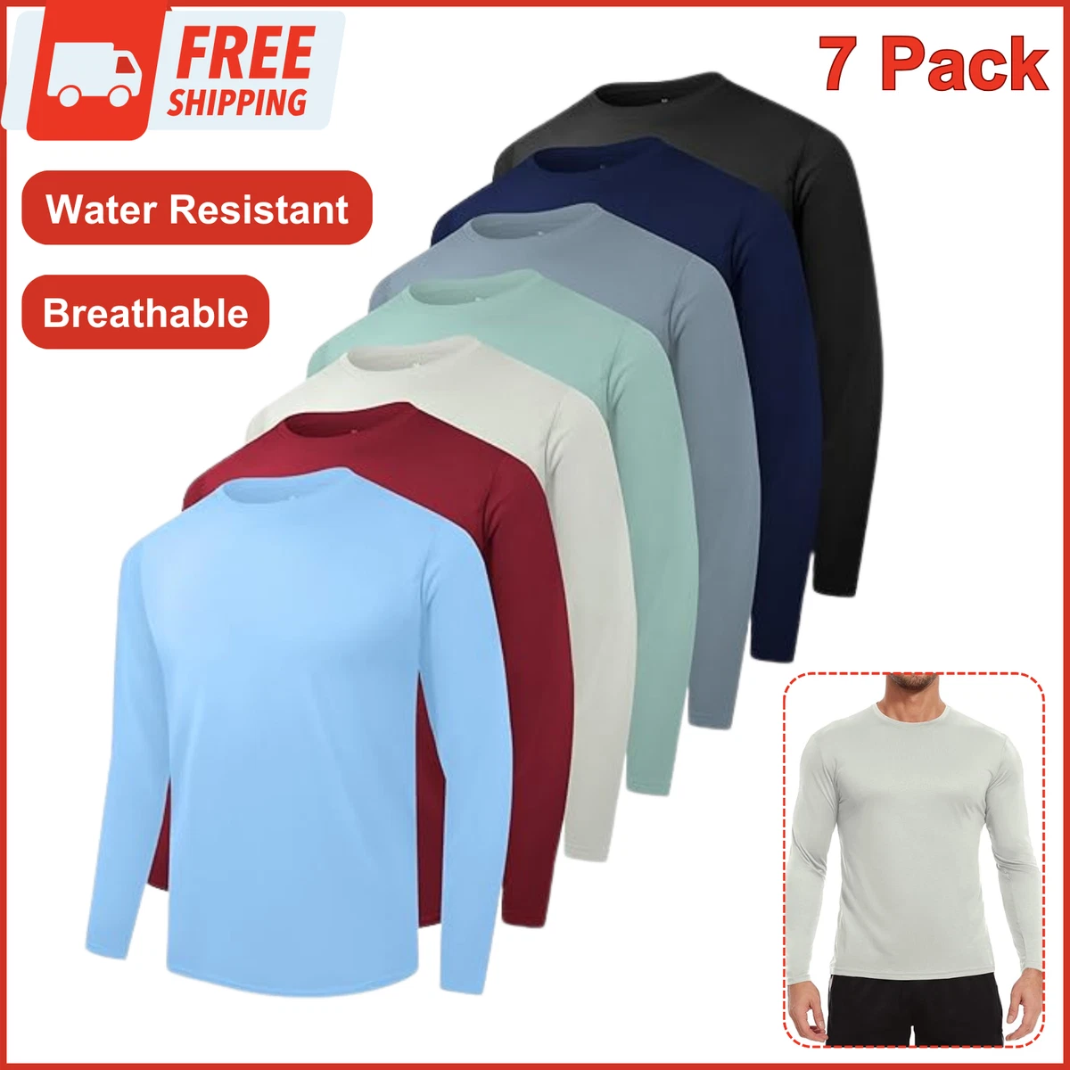 spf long sleeve shirt products for sale | eBay