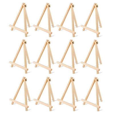12 Stück Holz Staffeleien Kunst Handwerk Malerei Staffelei Ständer für Künstler Erwachsene9338