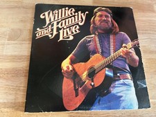 WILLIE NELSON WILLIE AND FAMILY LIVE COLUMBIA 2LP 1978 VG/VG