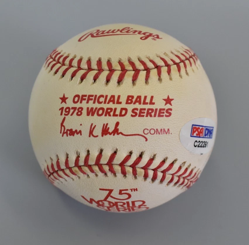 Lou Piniella Signed Autographed 1978 World Series Baseball - PSA/DNA Certified - Image 4 of 4