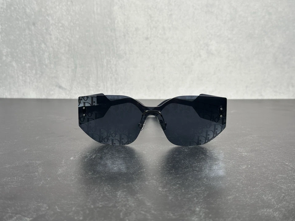 CHRISTIAN DIOR DIORCLUB M6U SUNGLASSES BLUE OBLIQUE PATTERN LENS! SHIPS TODAY! - Image 2 of 4