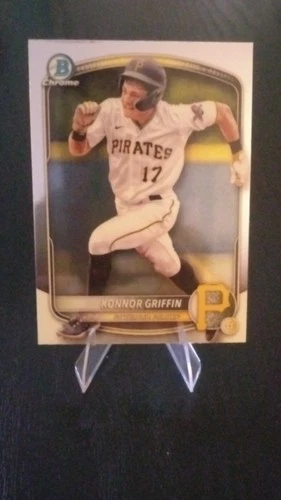 Topps 2025 Bowman Chrome Prospects Konnor Griffin #BCP-86 Pirates Baseball Card