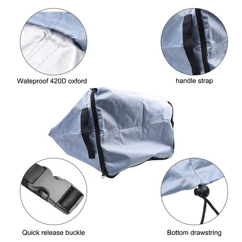 Secure Fit Inflatable Spa Pump Cover Resist Rain Sun and Outside Elements - Picture 9 of 44