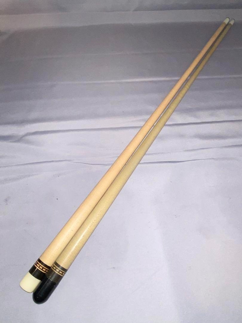 HUEBLER Cue Stick - Ebony and Ivory - Vintage Cue Stick | eBay