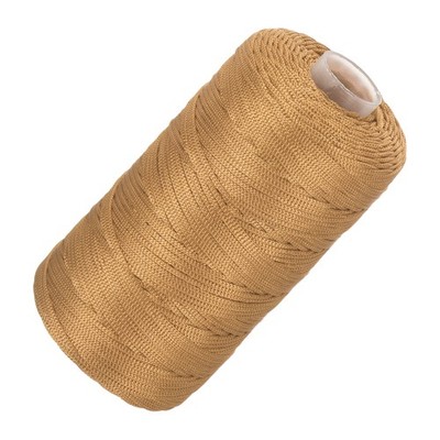 Nylon String Cord 2.5mm x 218Yards Rope Braided Thread Beading Cord,Khaki