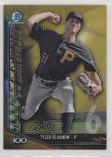2017 Bowman Chrome Scouts Top 100 Gold Refractor 14/50 Tyler Glasnow #BTP-6 03rx
