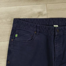 STIO Five Pocket Pants Men's 38R (act 36  X 31.25) Blue Canvas Cotton Spandex