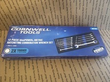 New Cornwell Tools Blue Power 12pc. Metric Ratchet Wrench Set 8-19mm Bprw12mst New Cornwell Tools Blue Power 12pc. Metric Ratchet Wrench Set 8-19mm Bprw12mst