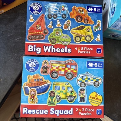 Orchard Toys: Big Wheels & Rescue Squad Puzzle 