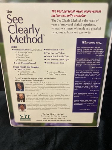 SEE CLEARLY METHOD - Cassettes, Books Cd Rom and VHS Tapes, FULL PROGRAM - Picture 15 of 18