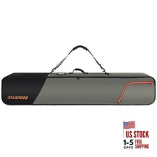 Snowboard Travel Bag - 1680D Reinforced, Double Padding Ski Bag for 164CM Grey