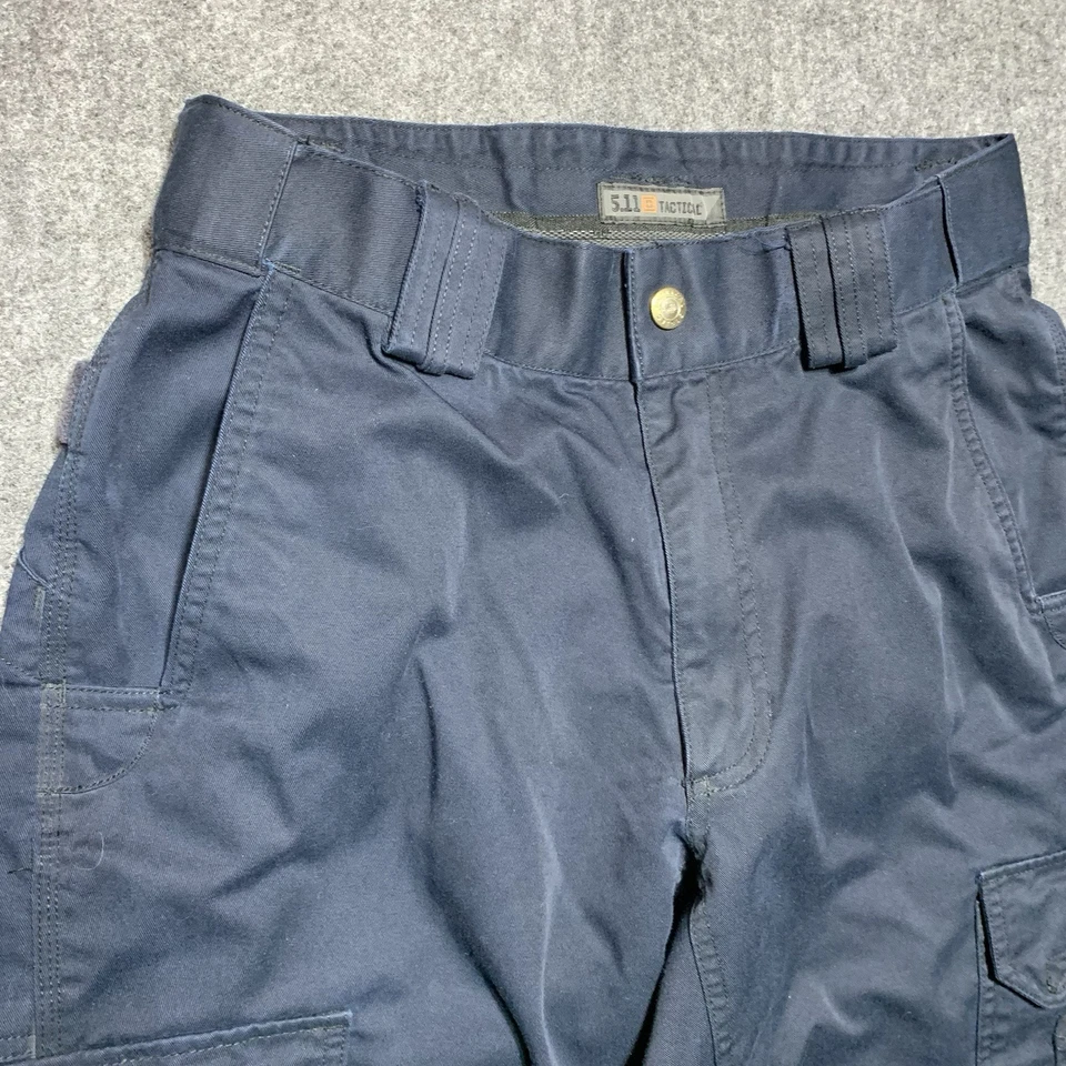 5.11 Tactical Taclite EMS Cargo Pants Men’s 30x30 Navy Blue Straight Leg 74310 - Image 4 of 4