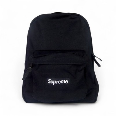 supreme canvas rucksack schwarz