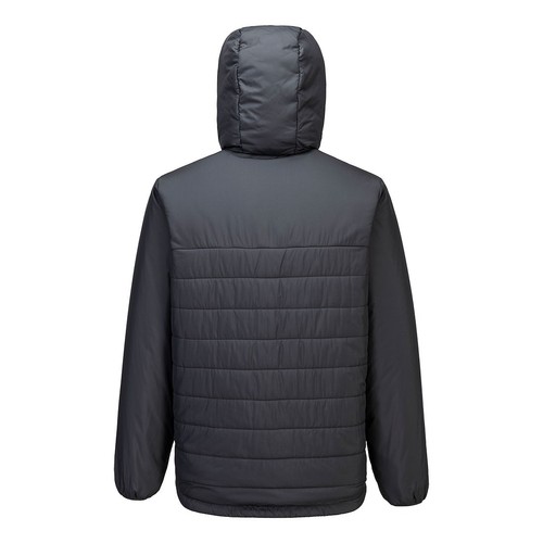 Portwest S608 Professional Hooded Insulated Baffle Jacket Water Resistant - Picture 7 of 9