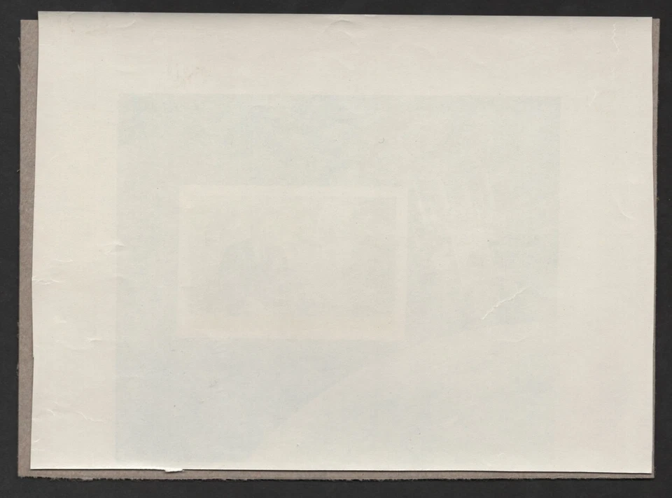 UAE DUBAI 1963 APOLLO IMPERF PROOF JFK & ASTRONAUT SOUVENIR SHEET MINT NH - Image 2 of 2