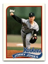 Jimmy Jones 1989 Topps Traded #58T New York Yankees Mint