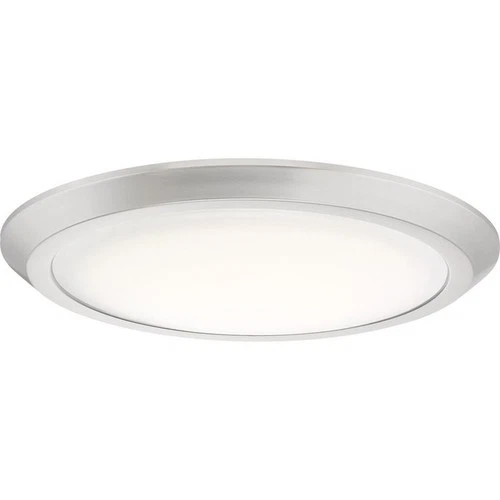 Verge - 30W 1 LED Flush Mount - 2 Inches high-Brushed Nickel Finish Flush Mount - Picture 2 of 12