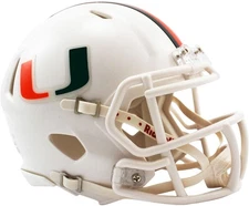 Riddell Miami Hurricanes Speed Mini Football Helmet