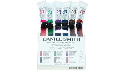 DANIEL SMITH Watercolor Set 5ml Tubes - Primatek 0.17 Fl Oz (Pack of 6), Blue 