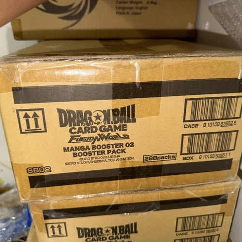 Dragon Ball Super Fusion World - SB02 Manga Booster Case ENG - SEALED
