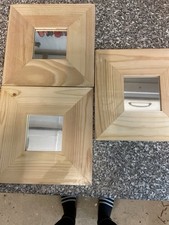 3 Spiegel / Rahmen Ikea Malma 26 x 26 Cm Neu