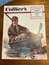 Collier's Magazine October 25, 1952 MAN ON THE MOON Mid Century Red Grange Rare!