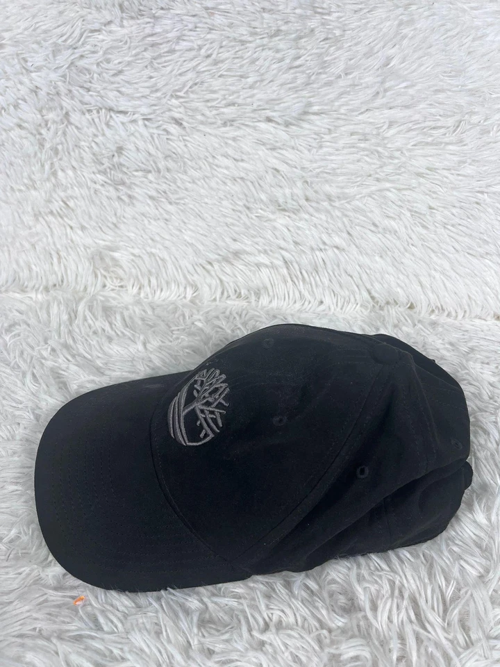 Gorra Timberland Gorra A Presión Negra Bordada Logo Árbol Para Hombres Talla Única Exterior Foto 3 de 4
