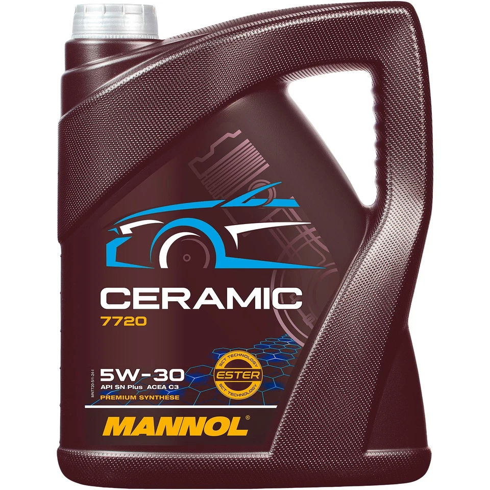 2x5 L MANNOL Céramique 5W-30 7720 huile moteur pour Api Sn Plus Acea C3 BMW Ll - Photo 2/4