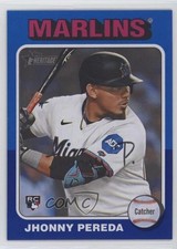 2024 Topps Heritage High Number SP Dark Blue Border Jhonny Pereda #719 00kr