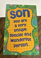 Birthday SON Special And Wonderful Loved 5'x7.75" Stockwell Greeting Card