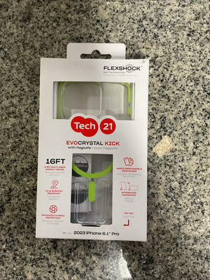 Tech 21 Evo Crystal Kick Case For iPhone 15 Pro 