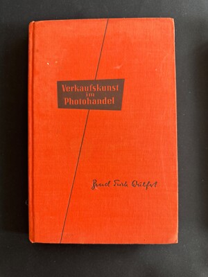 #K0083-Verkaufskunst im Photohandel  von Agfa / Bernd Erich Wulfert 1957