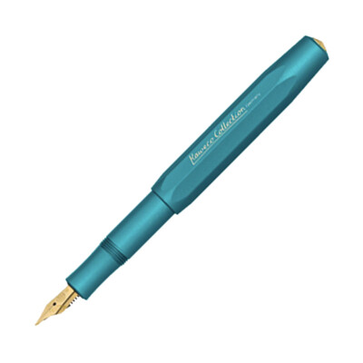 Kaweco AL Sport Fountain Pen in Iguana Blue - Fine Point - NEW in Box