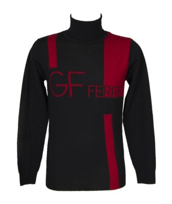 Herren Pullover Sweatshirt Langarm Reine Wolle GF FERRE' Artikel 5F2831 