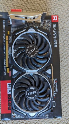 MSI Radeon RX 580 8GB GDDR5 Graphics Card (RX580ARMOR8GOC