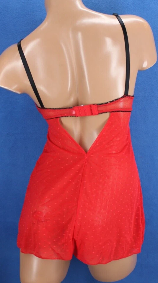 Sujetador Babydoll Balconette Forrado con Aros Rampage Talla M Mediano #E5575 Foto 4 de 4