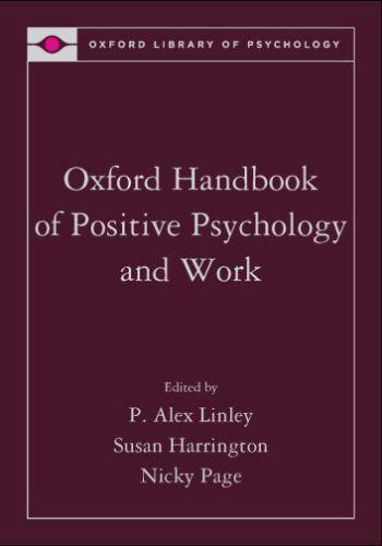 Oxford Library of Psychology Ser.: Oxford Handbook of Positive ...